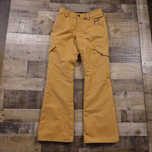 Volcom Bridger Insulated Snow Pant Women’s Small Tan 10K‎